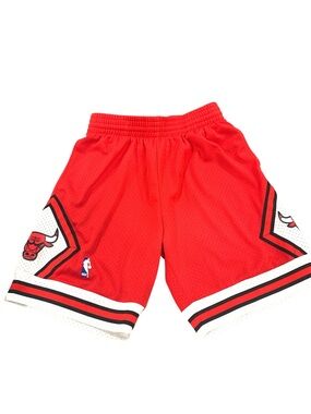 Mitchell & Ness Hardwood Classics Chicago Bulls Shorts Red Size Medium